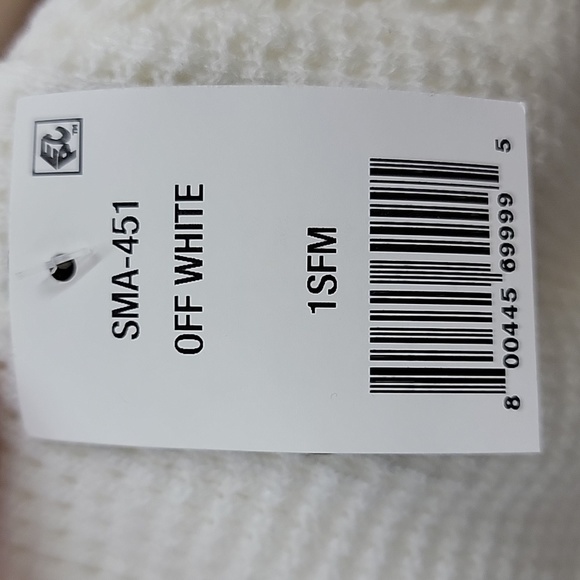 Steve Madden Thermal Knit Hat One Size Fits Most Off White 💥NWT🥳 - Picture 4 of 4